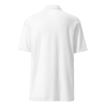 Jagd Unisex Piqué-Poloshirt mit Logo (grau)