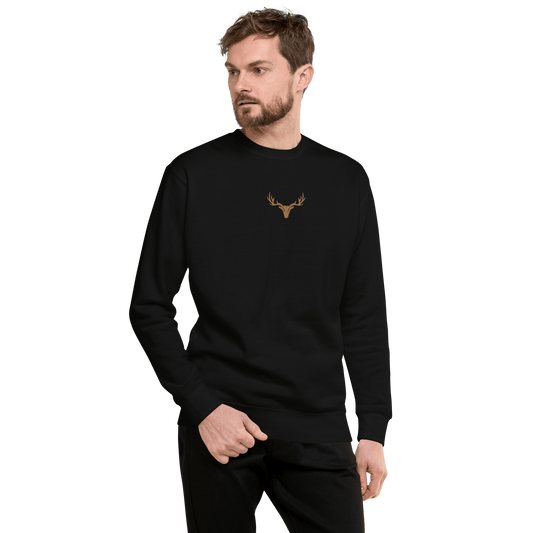 Herren Premium-Pullover bestickt mit Logo