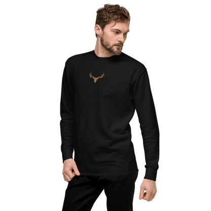 Herren Premium-Pullover bestickt mit Logo