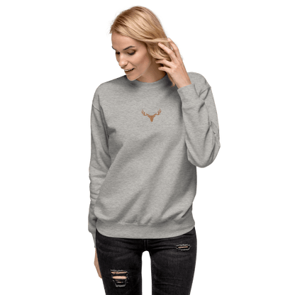 Damen Premium-Pullover bestickt mit Logo