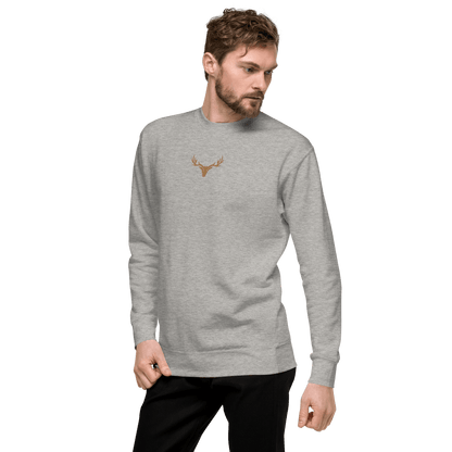 Herren Premium-Pullover bestickt mit Logo