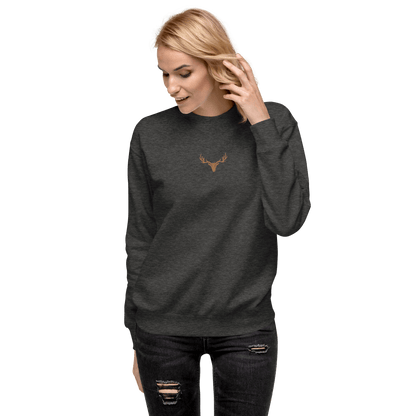 Damen Premium-Pullover bestickt mit Logo