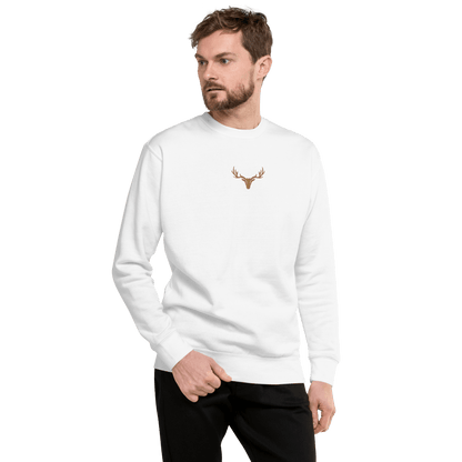 Herren Premium-Pullover bestickt mit Logo