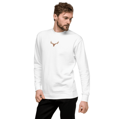 Herren Premium-Pullover bestickt mit Logo